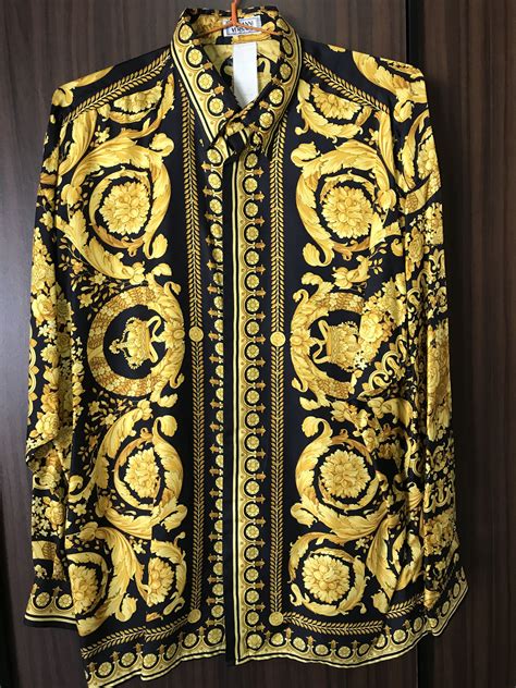 vintage versace silk shirts.